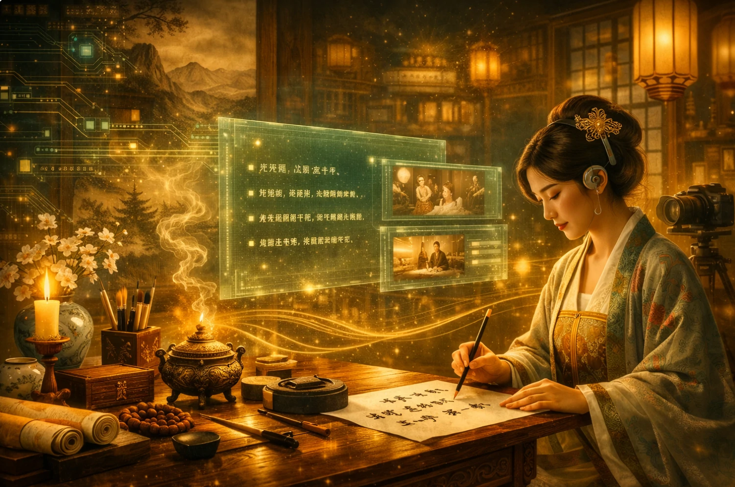 文化文案生成主视觉